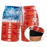 Avamo Muške ljetne kratke hlače Dno obloga cvjetni print Plažni kratke hlače Muškarci Havajska odjeća