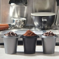 Hesoicy aluminijumska legura za doziranje kafe - netakpani, glatki polirani - kompaktni oblicni barel