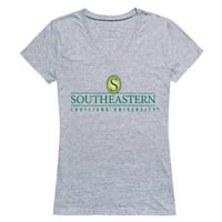 Republika 520-385-H08 - Jugoistočna luisiana Univerzitetska majica za žene za žene, Heather Grey - mali