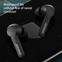 AOESEA nanosi Bluetooth slušalice, bežična Bluetooth 5. Sportske slušalice, stereo zvuk, ugrađene mikrofonske slušalice za sportske teretane