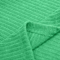 Lovskoo Ženska turtleneck pleteni pulover džemper jesen i zimski ženski povremeni povremeni turtleneck pulover bluza pletenje dugih rukava čvrste vrhove džemperi
