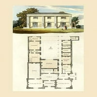 Slikanje slika za dizajn i d_cor zemlje do kuće, dvorcu ili vikendicu, posebno u platnom plakatu Ispis J. B. Papworth