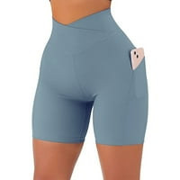 Ženska uska koverta struka navola joge hlače visoka struka verzija Fitness Chrysanthemum Ispis Sportske