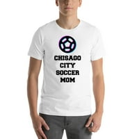 Nedefinirani pokloni XL Tri ikona Chisago City Soccer mama kratkih rukava pamučna majica