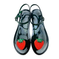 Ženske cipele Proizvođač prozirne Jelly Cipele Žene Ravne papuče Ljetne papuče Plaža Jelly Womens Pješačke