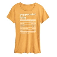 Instant poruka - Peppermint Latte Nutrition - Ženska majica s kratkim rukavima V-izrez