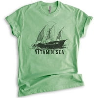 Jedrilica vitaminska morska majica, unise ženska muska košulja, ljetna košulja, košulja jedrilice, jedrilica,