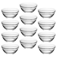 Staklene posude Puding Jelly Bowls Kućni ljubičasti zdjelice Prozirne posude