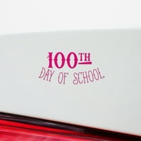 Prozirne naljepnice od 100. dana školske vrhunske vodootporne vinilne naljepnice za laptop telefon kaciga