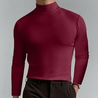 Muška jesen i zimska majica od pune boje Top Turtleneck dugih rukava vrhunska bluza