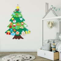 Frcolor Božićno drvce Felt Viseće Djeca Dekor Djeca Deca Dekoracija ukrasi ukrašavanje stabala za obrtni