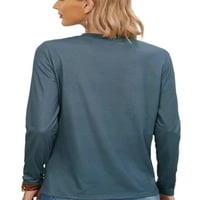 Niuer dame Labavi gradijentni pulover Ženske lagane majice Baggy Loungewear Ležerne prilike, Ležerne