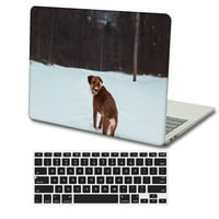 Kaishek Hard Case Cover Compatibible MacBook Pro S + Crni poklopac tastature Model A2141, Tip C za životinje A 0256