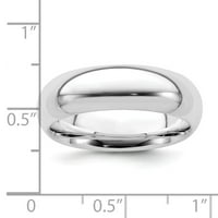 Sterling srebrna udobnost Fit veličina: 10; za odrasle i tinejdžere; Za žene i muškarce