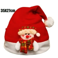 Božićni crtani rogovi Santa Claus Snjegović šešir sretan božićni dekor za kućni ukrasi Xmas