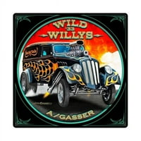 Larry Grossman LG in. Wild Willys Metal znak