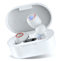U bežičnim ušima Bluetooth 5. Sportske slušalice Premium zvuk Kvalitetni punjenje Kućište Digitalni LED zaslon Slušalice Ugrađene mikrofone za vivo x20