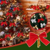 Božićni mini sjajni lukovi Božićni ukras za božićne obrt za obrt na kućni ukras DIY izrada stranačkih zastava na nizu i