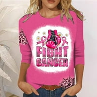 Meichang karcinom dojke Inspirationi poklon za ženske majice raka PINK vrpca bluza s bluzom za dojku