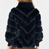 Kaputi za žene za žene topla jakna Fauxlong Plus Outerwear Kratki kaput Ženski kaput