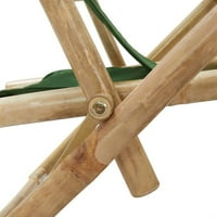 DENTA STOPINERING STOLNICA SA JAPLUPOM Podesivom stolom za kampiranje bambusove tkanine opuštajuća stolica