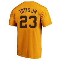 Muški Fernando Tat-S Jr. Gold San Diego Padres Big & Vill Naziv i broj majica