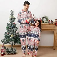 Porodica podudaranje božićne pidžame setovi tata mama djeca dječja jelena ispis porodičnih roditelj-djece