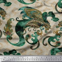 Tkanina od pamučne voile Soimoi napušta Paisley ispisanu plaftnu tkaninu sa širokim dvorištem