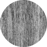 Ahgly Company u zatvorenom okrugle apstraktne sive moderne prostirke, 6 'okruglica
