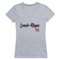 Republika 555-530-hgy- lenoir-rhyne university medvjedi ženska majica kratkih rukava, Heather Siva -