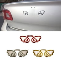 Car Styling Lijep 3D anđeoski krila naljepnica za naljepnice za tijelo Body Logo Dekoracija ukrasa