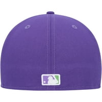 Muška nova Era Purple Philadelphia Phillies Lime bočni patch 59fifty ugrađeni šešir