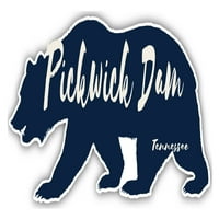 Pickwick Dam Tennessee Suvenir Vinil naljepnica za naljepnicu Bear Disight