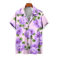 Kakina s Ljetne košulje za muškarce čišćenje Muška ne-pozicionirana tiskarska košulja Havajska majica