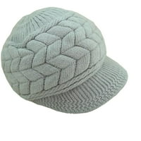 Wyongtao Clearence ispod $ 10,00Womens Topla vjetrootporna kukičana lukovi Pleteni vuneni šešir Zimska