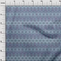 Onuone viskoza šifon tirkizna plava tkanina azijski tradicionalni motivi šivaći materijal za ispis tkanina