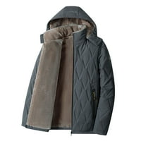 Cotonie zimska jakna za muškarce Čvrsta ležerna patentna pauze sa zatvaračem zima drži topla za kapute