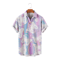 Muška košulja životinja Leptir simfly simpatična atraktivna grafička majica dizajna za prijatelje za sport i putovanja