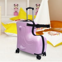 Ružičasti dječji kofer dječji vožnji kofer Spinner prtljage dječji prtljažnik za 1- godine