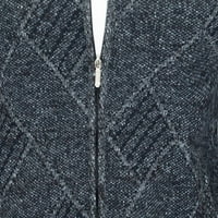 TAWOP Zimska odjeća Muška runa džemper pletiva za i zimsku zgusnuta toplinu casual crna 8