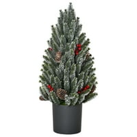 18 Minijaturni umjetni ukras božićnog stabla, stablo za turbove u obliku karoserije i pinekoni za dom,