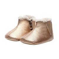Eczipvz baby cipele meka beba prvo šetači snijeg tople plišane djevojke cipele pamučne čizme za bebe