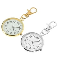 Jednostavan viseći džepni sat Moderni sat Privjesak ključni lančani kvarcni džepni sat za starije medicinske sestre
