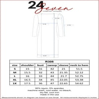 24Seven Comfort Odjeća Bell rukava Maxi Dužina KARDIGAN DUSTER, R011308, izrađen u SAD-u