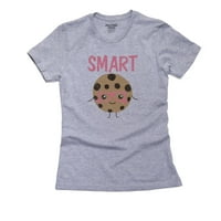 Smart Cookie - sa slatkim ružičastim naočalama - ukusna zabavna ženska pamučna majica sive majice