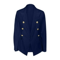 Dianli Womens Fashion Dugme Revel Cardigani Ženska Oprema za čistu boju Oprema za jaknu od kaputa od