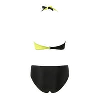 Ženski kupaći kostimi prugasti otisci kratke hlače dva tanka set kupaći kostim