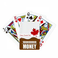 Sretna Day Day vertikalni granični javorov poker igračka karta smiješna ručna igra
