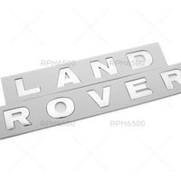 Za zemljište Rover prednja kapuljača Natplata logotip oem grb slova Znački srebrni hrom