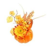 Umjetne bundeve jeseni vijenac Bundkin Jesen ukrasi ukrasna mala vanjska narančasta pjena plastična
